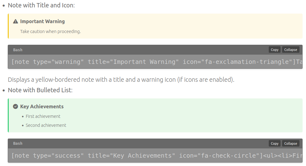 Simple Notes Plugin: Usage Guide